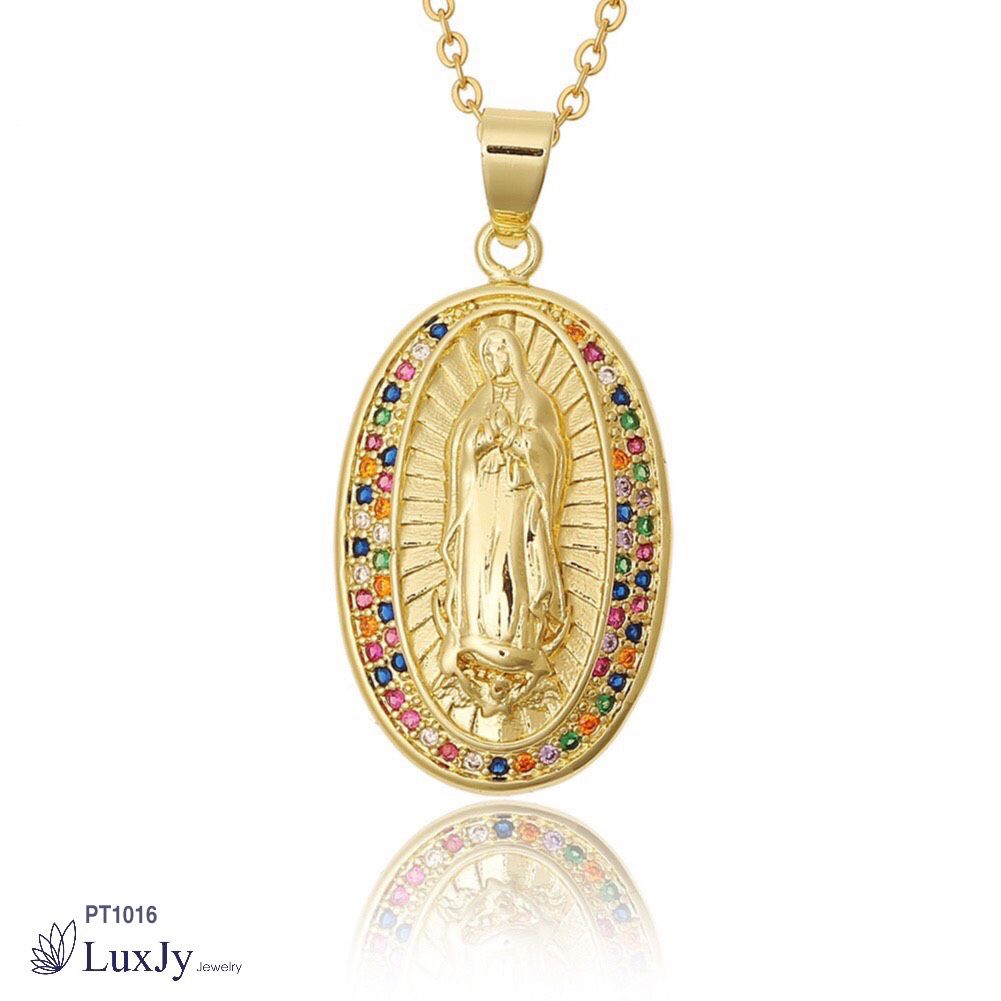 Mặt dây chuyền Thánh giá đính đá cao cấp - PT1016