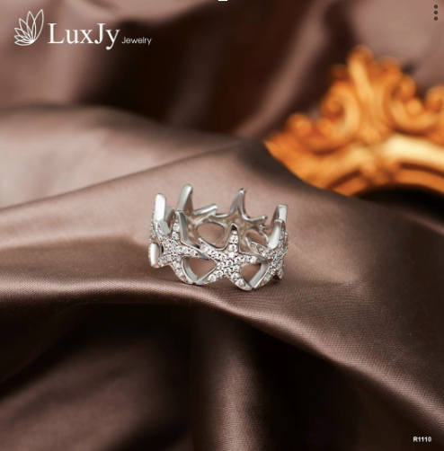 Nhẫn Nữ Đính Đá Cao Cấp - R1110