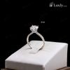 Nhẫn vàng nữ đính Kim cương Moissanite - R1138