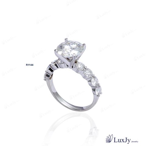  Nhẫn nữ đính Kim cương Moissanite - R1144 