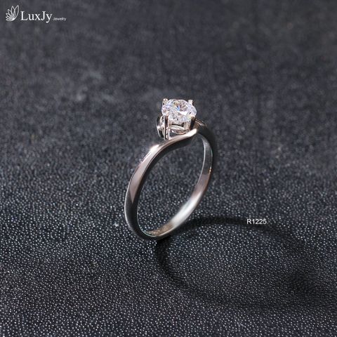  Nhẫn nữ đính Kim cương Moissanite - R1225 