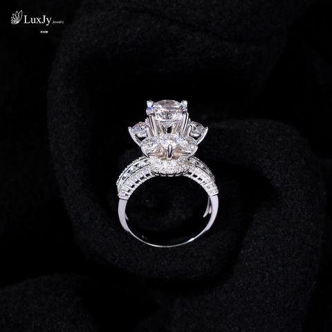  Nhẫn nữ đính Kim cương Moissanite - R1228 