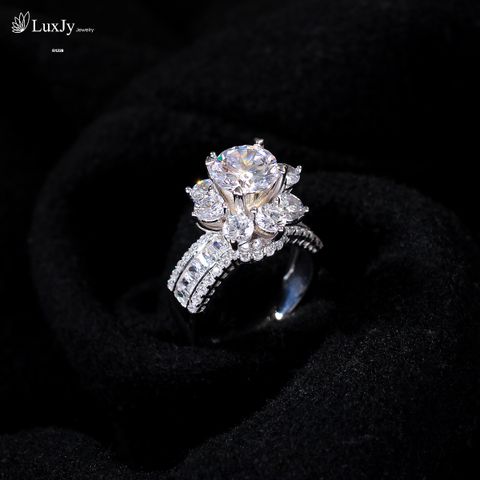  Nhẫn nữ đính Kim cương Moissanite - R1228 