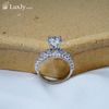 Nhẫn nữ đính Kim cương Moissanite - R1257