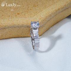 Nhẫn nữ đính Kim cương Moissanite - R1257