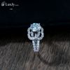 Nhẫn nữ đính Kim cương Moissanite - R1258