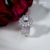 Nhẫn nữ đính Kim cương Moissanite - R1272