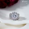 Nhẫn nữ đính Kim cương Moissanite - R1272