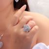 Nhẫn nữ đính Kim cương Moissanite - R3251