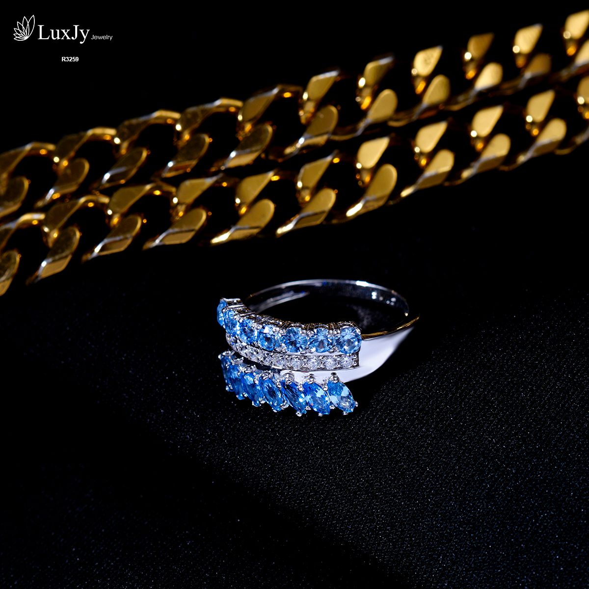 Nhẫn nữ đính đá cao cấp - R3259