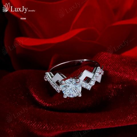  Nhẫn đính Kim cương Moissanite - R3265 