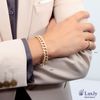 Lắc tay Nam đính Kim cương Moissanite - LN1003