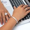 Vòng tay Nam đính Kim cương Moissanite - B1012