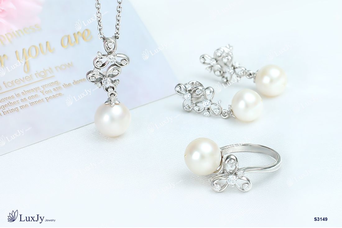 Bộ trang sức ngọc trai - S3149