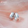 Nhẫn cưới vàng đính Kim cương Moissanite W0019