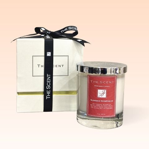 Nến thơm Summer Nympheas 15 - Nến thơm cao cấp, nến xông phòng, giúp ngủ ngon The Scent