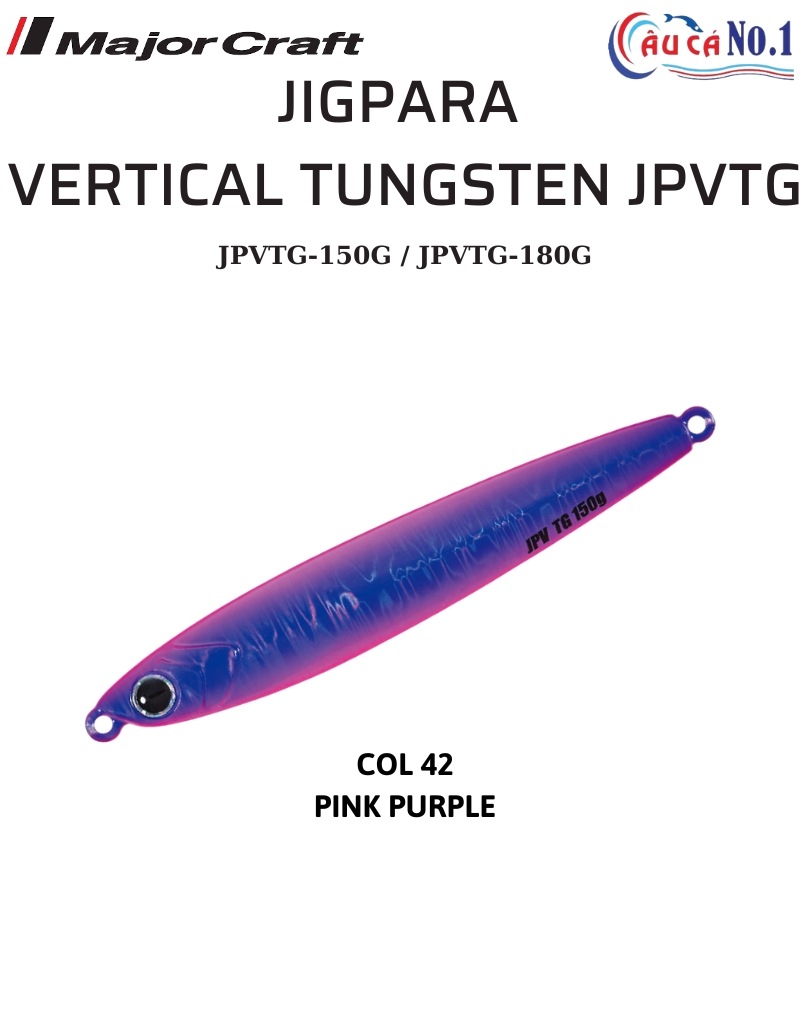 MAJOR CRAFT MÉTAL Jig Jigpara Vertical JPV-180L Grammes 086 (5476) EUR