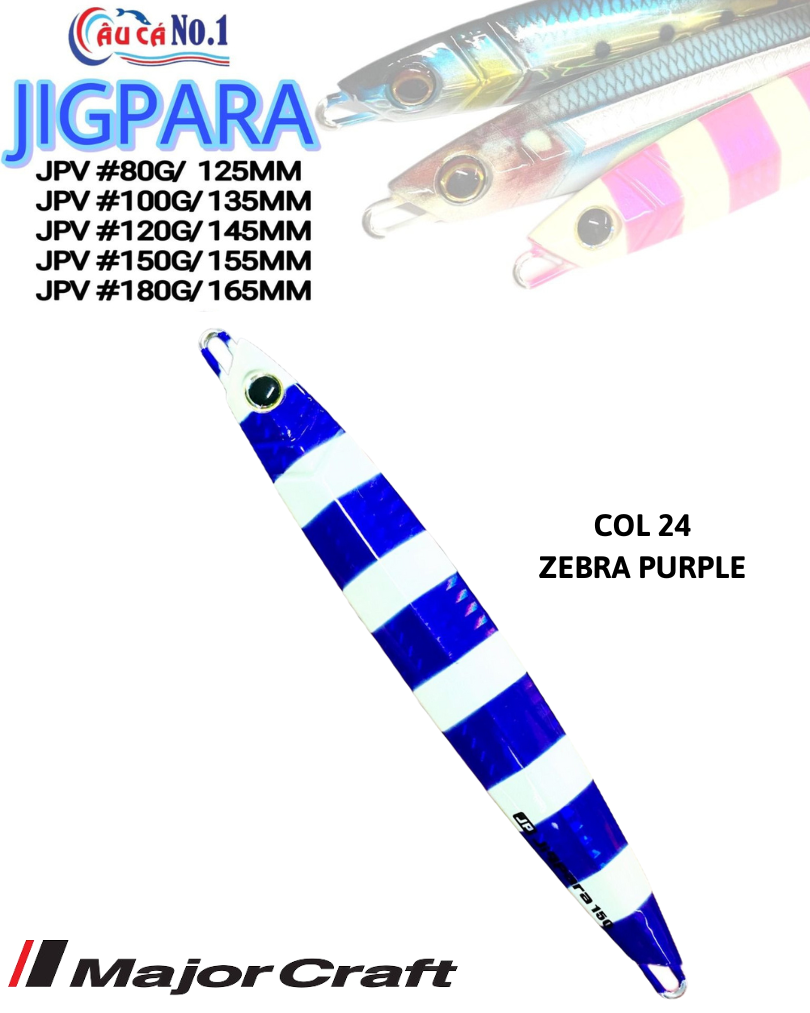 Mồi Jig MAJOR CRAFT JIGPARA Vertival Short 80G-100G-120G-150G