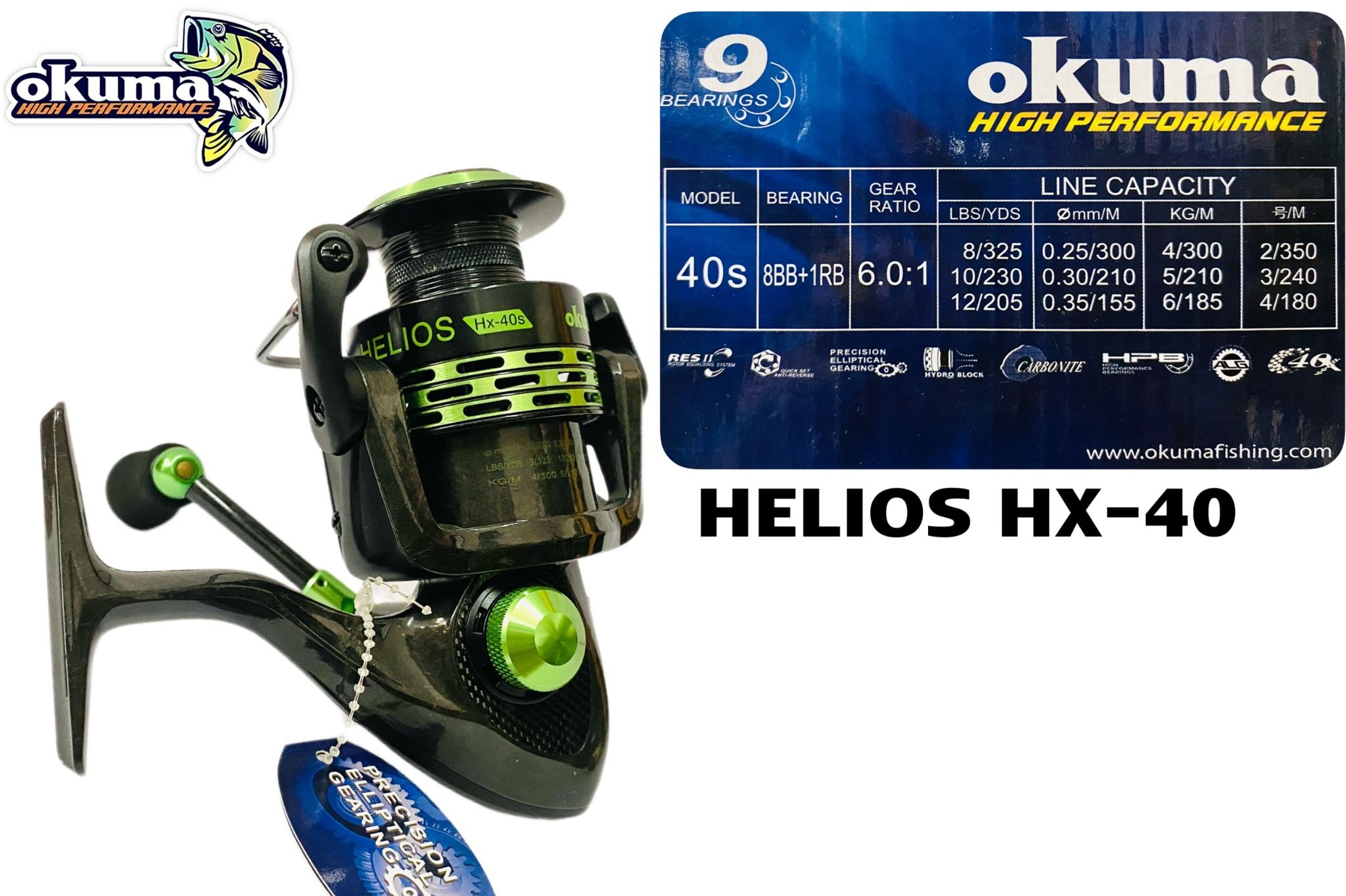 Okuma Helios HX Lightweight Spinning Reel