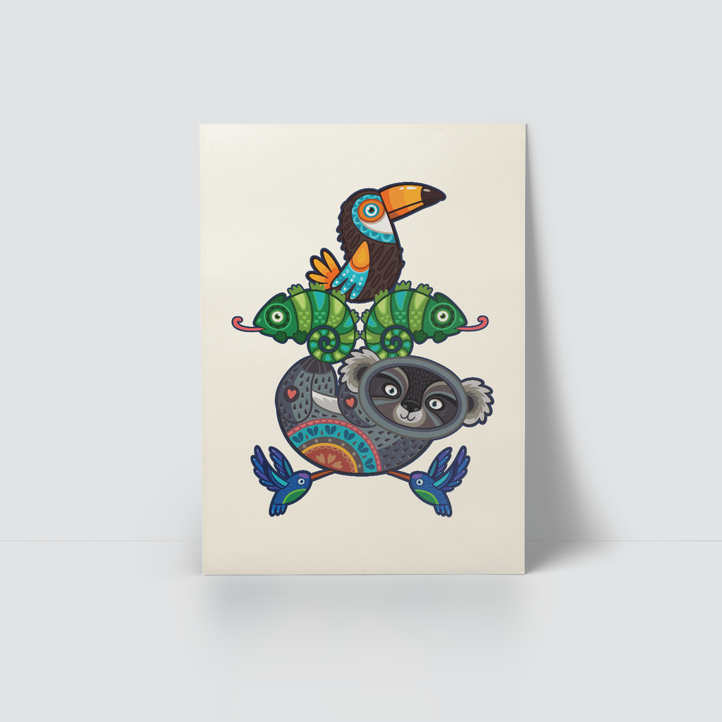 FUNKY ANIMALS - FRIENDLY ANIMALS