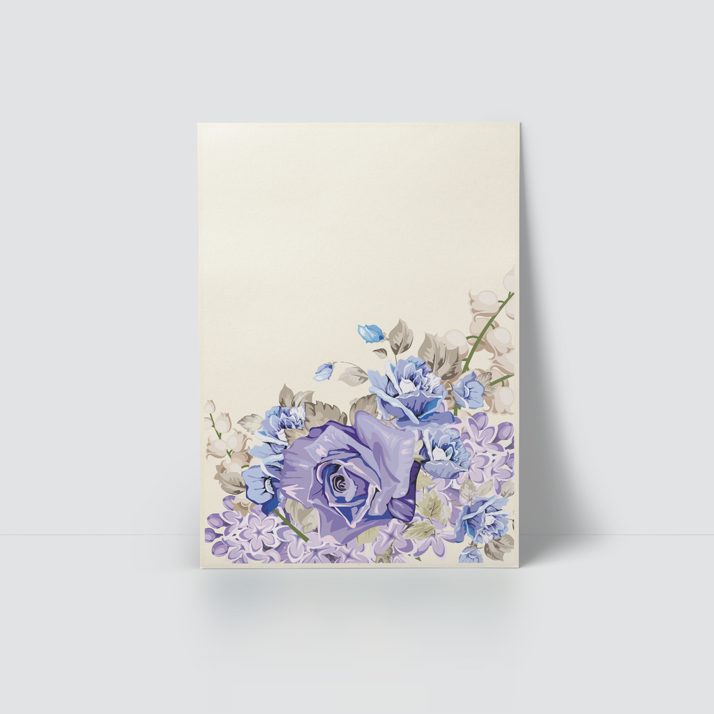 FLORAL - VIOLET ROSES