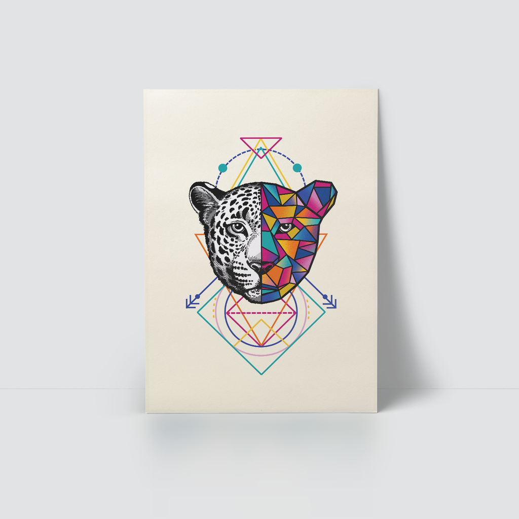 WILD ANIMAL IN POLYGON - CHEETAH