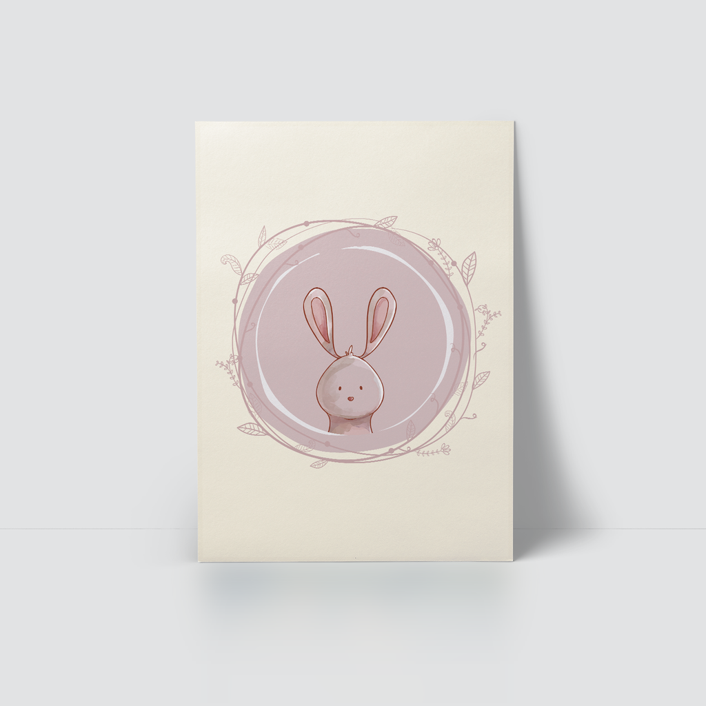 CUTE ANIMALS IN WATERCOLOR - RABBIT