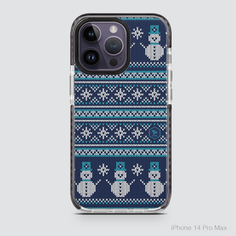 MERRY CHRISTMAS - DARK BLUE WOOL