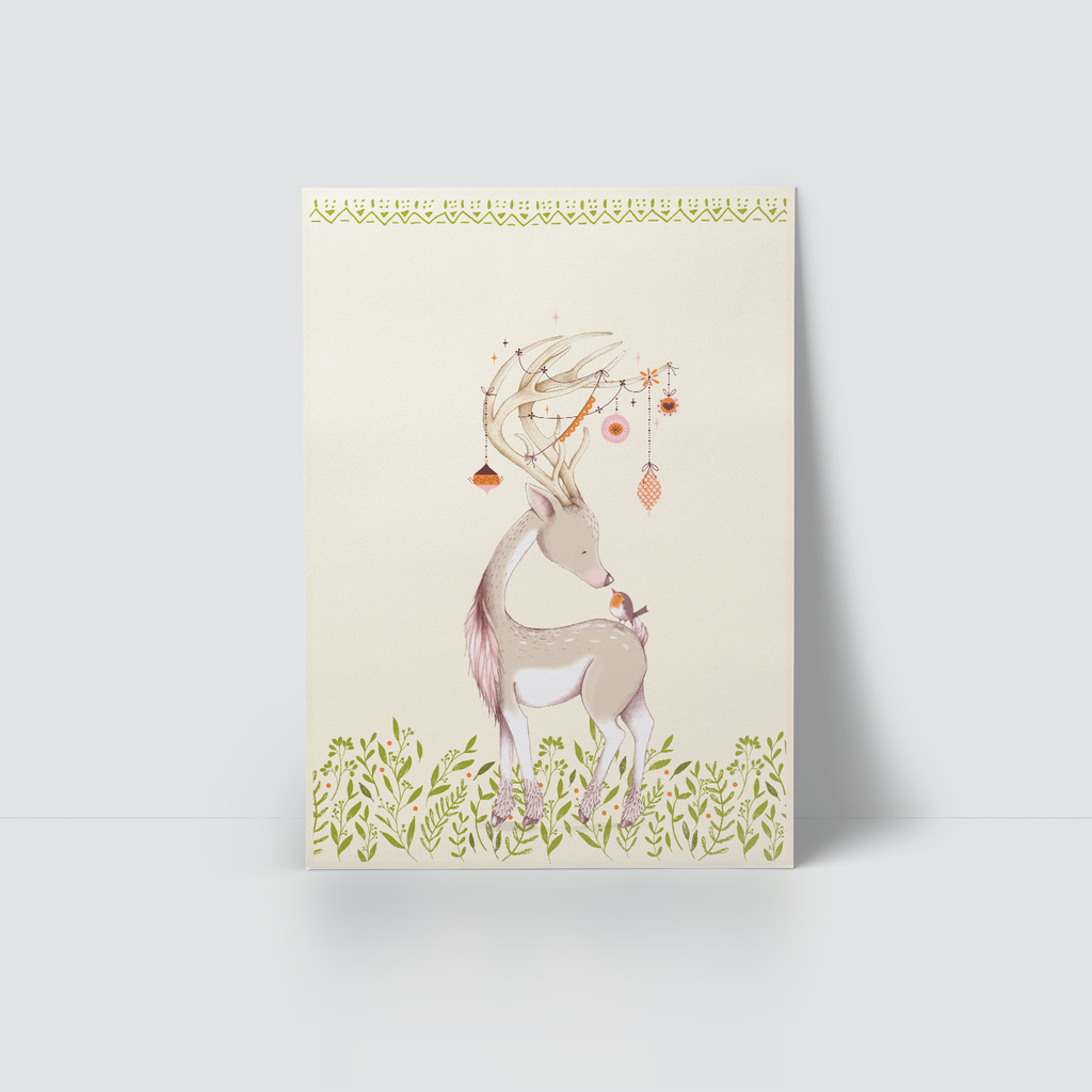 MERRY CHRISTMAS - DEER