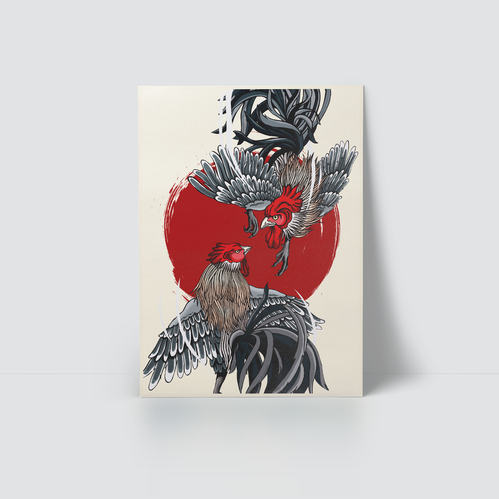 SUPERB ROOSTER - FIGHTING