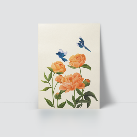 THE FLOWER OF LOVE - ORANGE PEONY