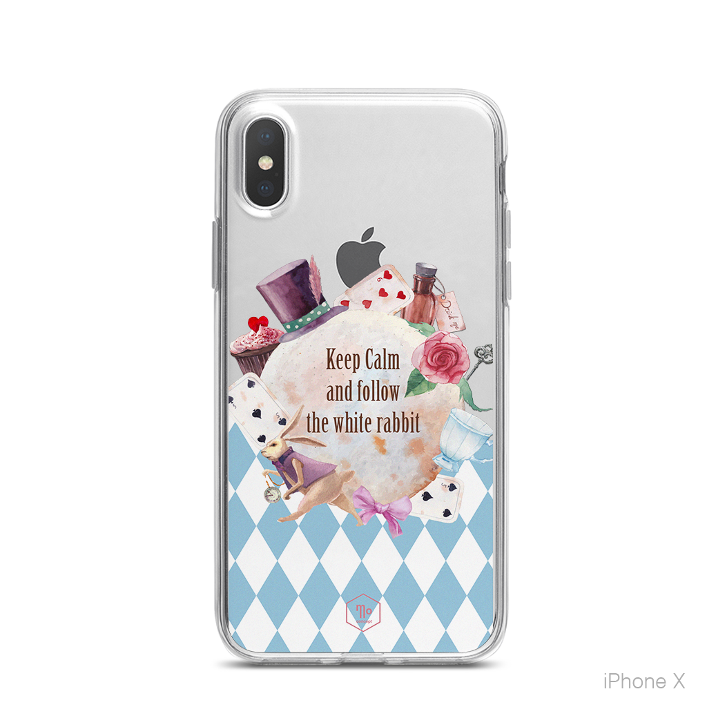 ALICE IN WONDERLAND - KEEP CALM AND FOLLOW THE WHITE RABBIT