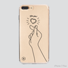 LOVELY MESSAGE - FINGER HEART (R)