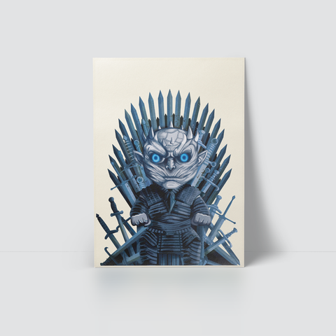 GAME OF THRONES - NIGHT KING ON THRONE