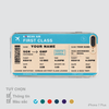COLORFUL BOARDING PASS - KOREAN AIR