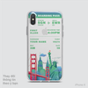 COLORFUL BOARDING PASS - USA