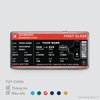 COLORFUL BOARDING PASS - EMIRATES AIRLINES