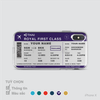 COLORFUL BOARDING PASS - THAI AIRWAYS