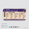 COLORFUL BOARDING PASS - THAI AIRWAYS