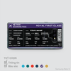 COLORFUL BOARDING PASS - THAI AIRWAYS