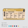 COLORFUL BOARDING PASS - VIETNAM AIRLINES