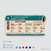 COLORFUL BOARDING PASS - CATHAY PACIFIC