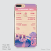 COLORFUL BOARDING PASS - SINGAPORE