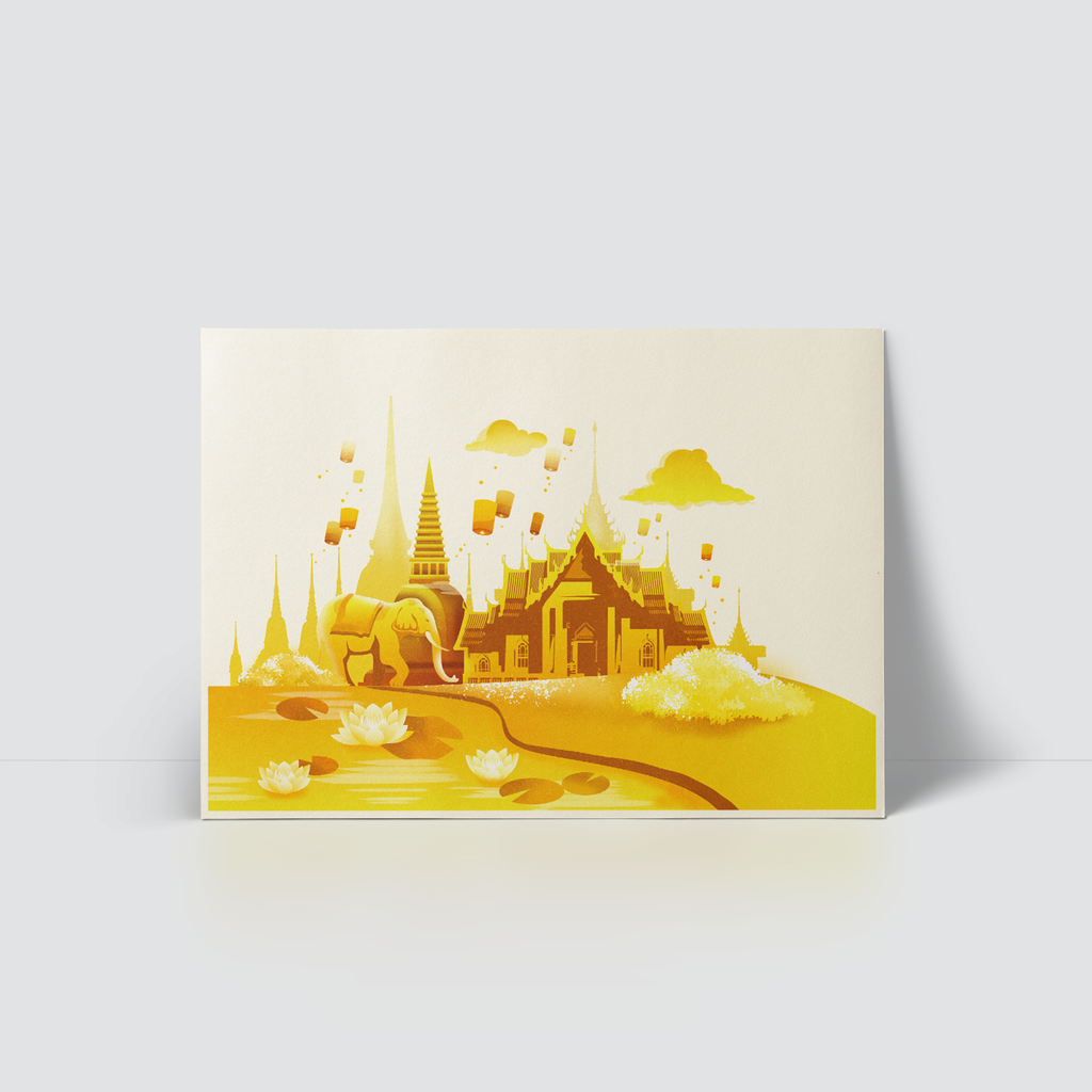 COLORFUL BOARDING PASS - THAILAND