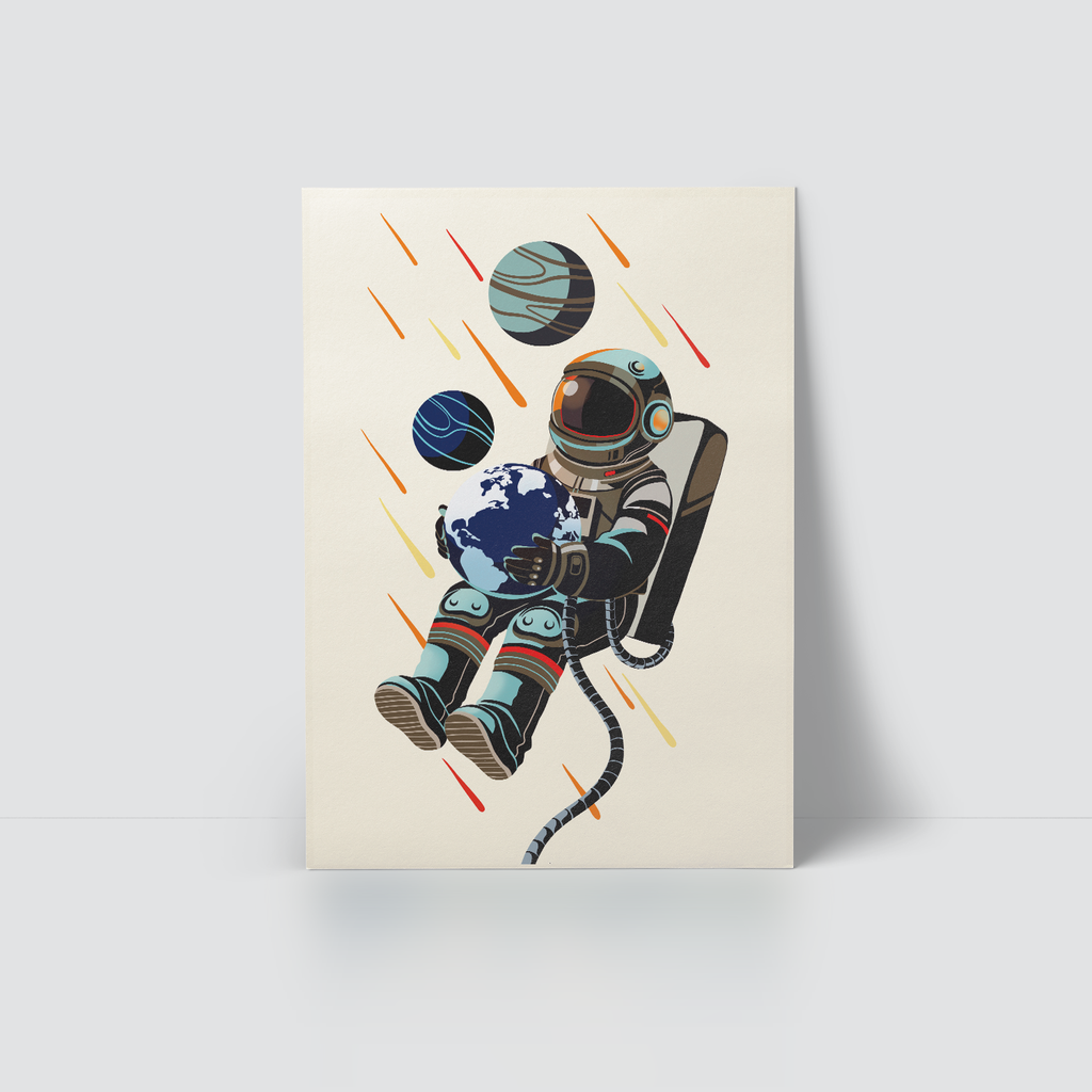 ASTRONAUT - EMBRACING THE EARTH