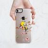 BIRDS AND FLOWER (YELLOW)