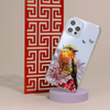 BIRDS AND FLOWER (PINK)