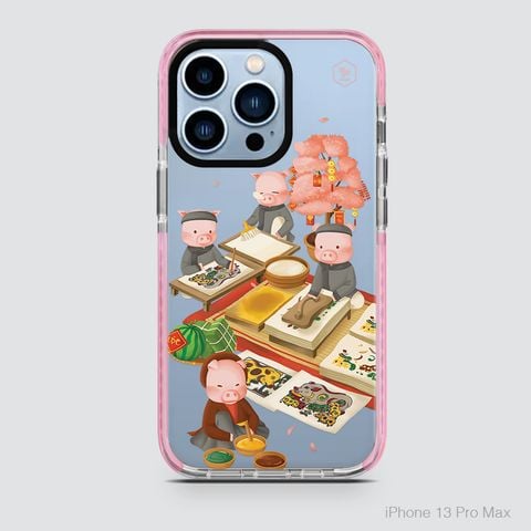 PIG PIG WORLD - TRANH HEO ĐÔNG HỒ