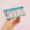 COLORFUL BOARDING PASS - KOREAN AIR