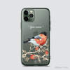 BIRDS AND FLOWER (RED)